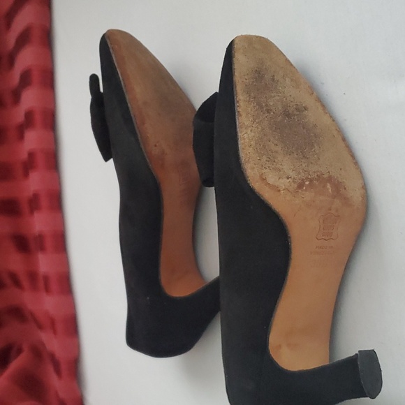 Matignon women shoes black suede size 8 1/2 - Picture 5 of 9